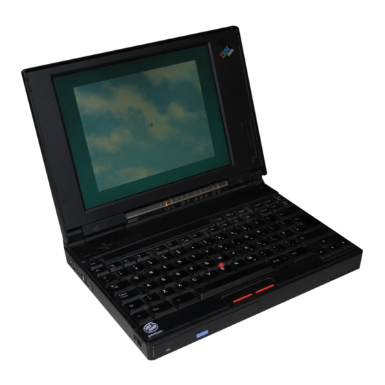 IBM ThinkPad 365X User Manual