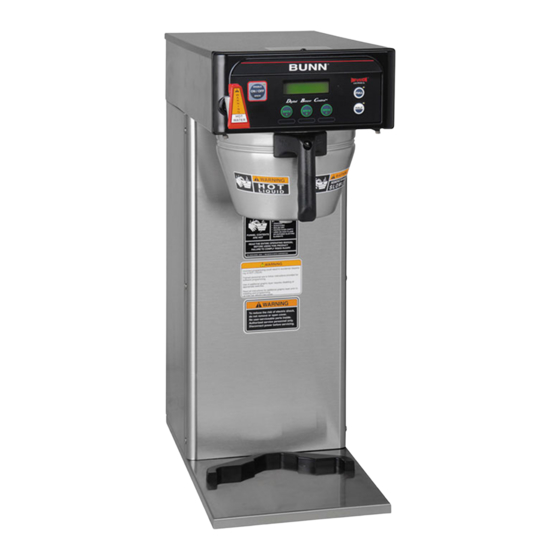 Bunn Infusion Series ITCB Installation & Operating Manual
