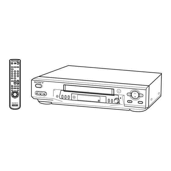 Sony SLV-ED115 Service Manual