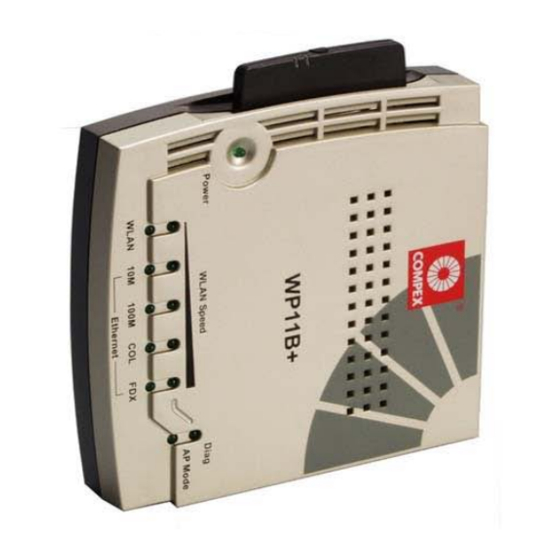 Compex WP11B+ Manuals