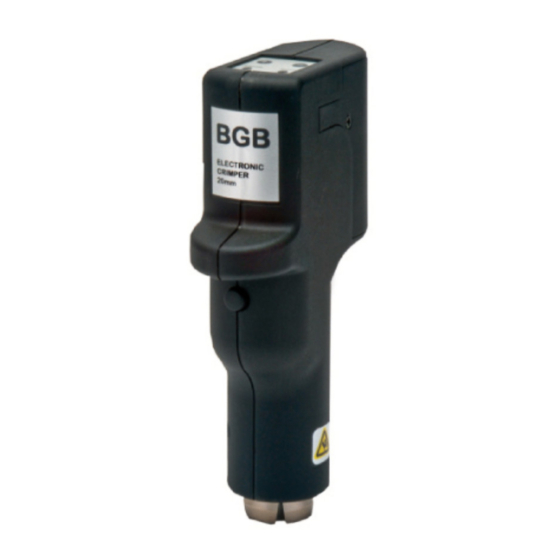 BGB 295060 Operation Manual