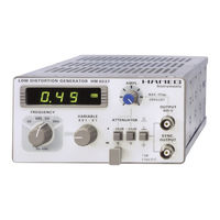 Hameg HM8037 Manual