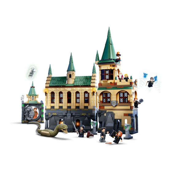 Glow Bricks Lego Harry Potter Chamber of Secrets 76389 Installation Manual