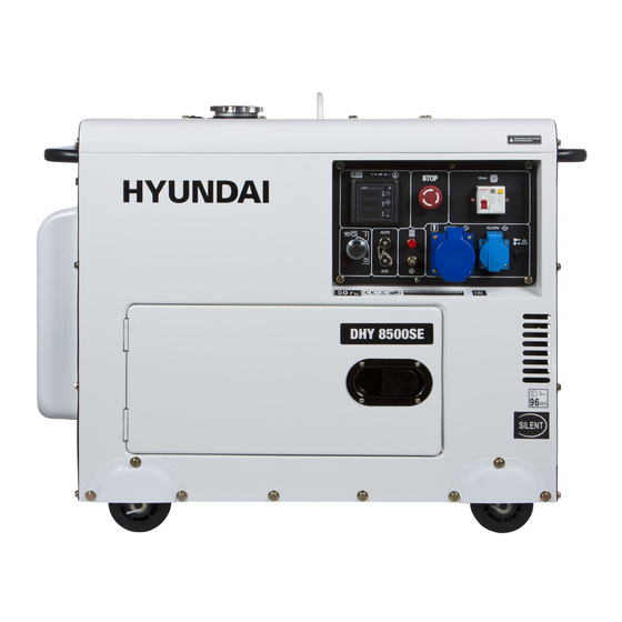Hyundai DHY8500SE User Manual