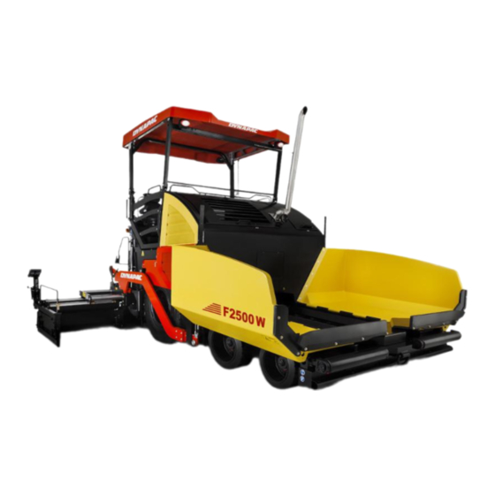 Fayat Group Dynapac F2500W Operation & Maintenance Manual