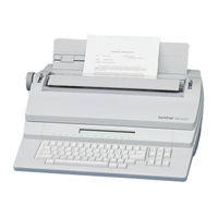 Brother EM 630 - Electronic Typewriter Office Daisy Wheel 15.5 x 12 User Manual