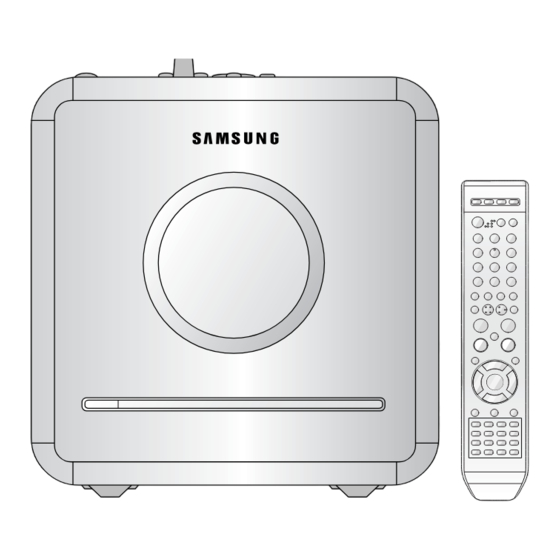 Samsung MM-KX7 Instruction Manual
