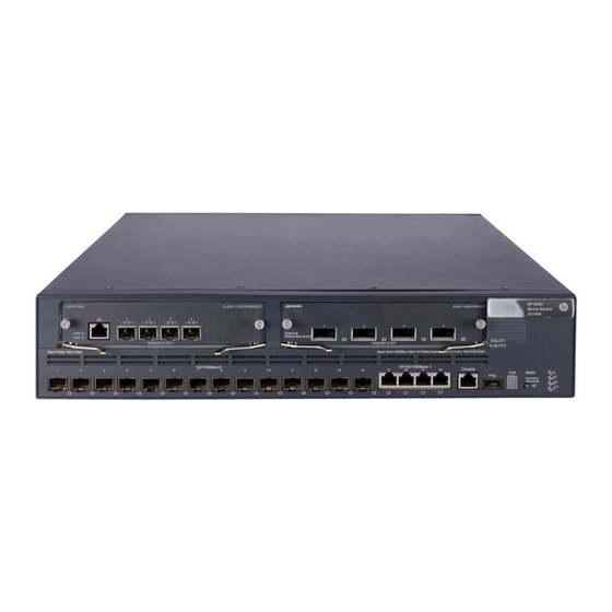 H3C S5820X SERIES High Availability Configuration Manual