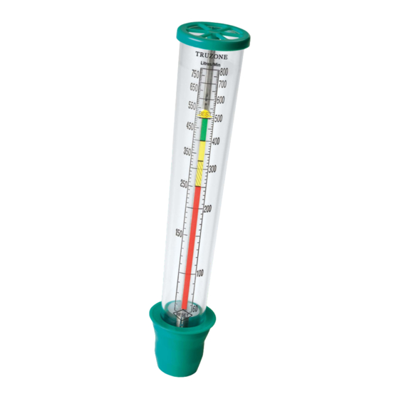 TruZone Peak Flow Meter Instructions Manual