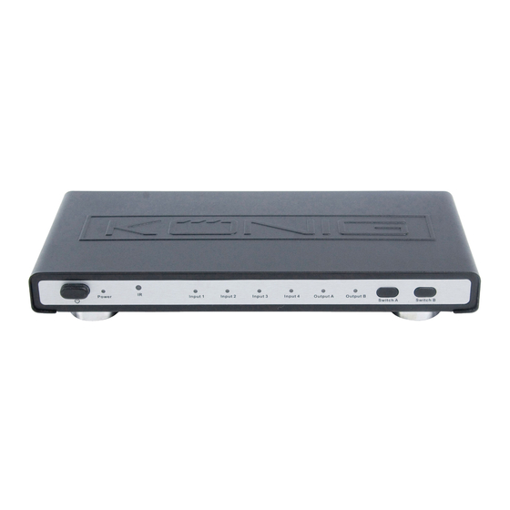 König Electronic KN-HDMIMAT10 Manual