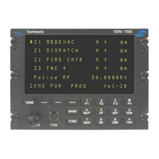 TIL TDFM-7300 Installation And Operating Instructions Manual