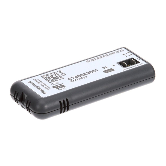 Honeywell W7212A Manual