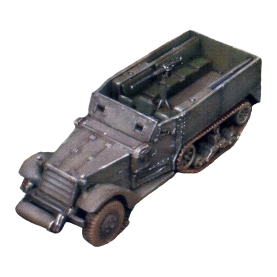 Italeri M3 Half Track Assembly Instructions