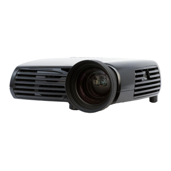 Projectiondesign F10 AS3D User Manual