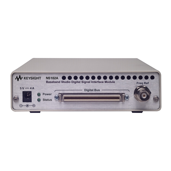 Keysight Technologies N5102A Installation Manual