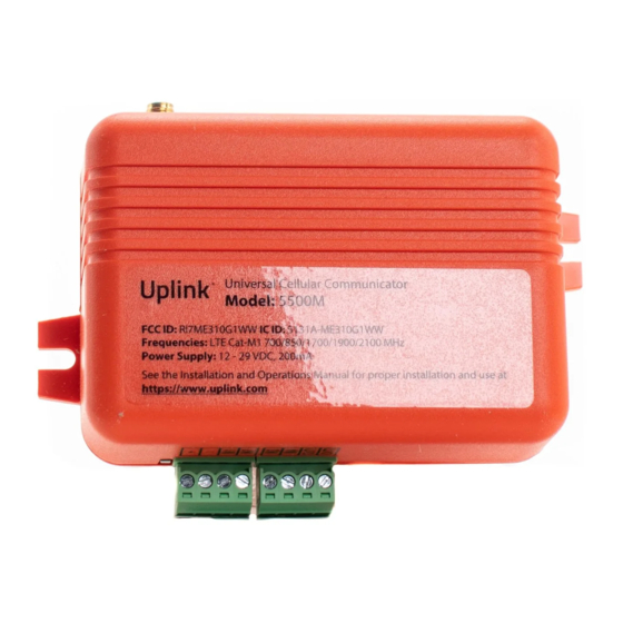 Uplink 5500M Quick Installation Manual