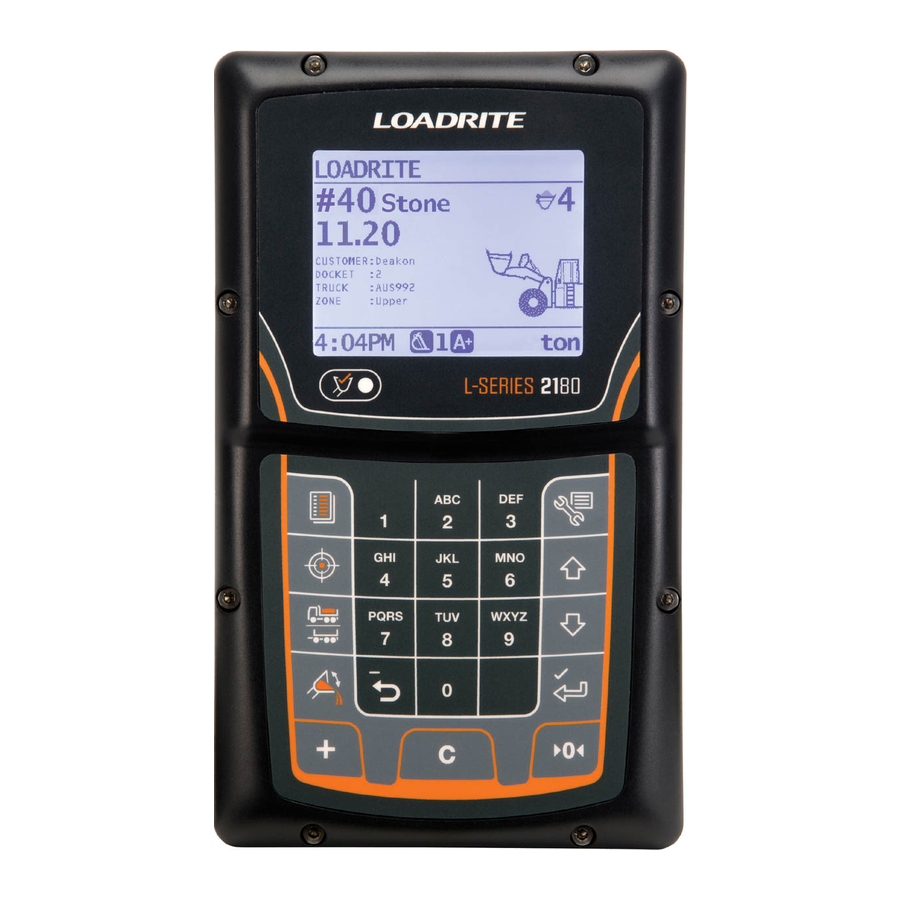 Loadrite L2180 User Manual