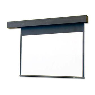 Draper Rolleramic Electric Projection Screen Installation & Operating Instructions