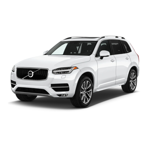 Volvo XC 90 Owner's Manual