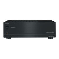 Onkyo M-282 - Amplifier Instruction Manual
