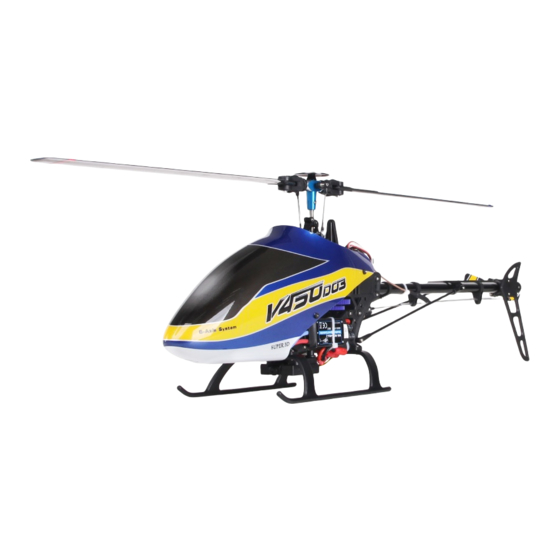 User Manuals: Walkera V450D03 RC Helicopter