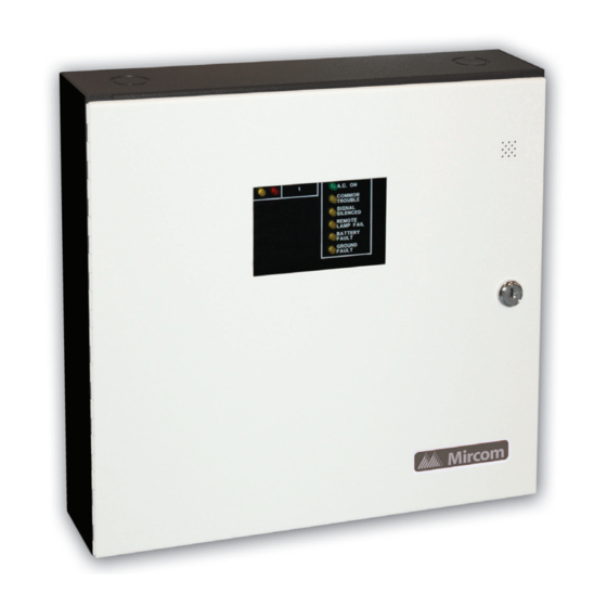 Mircom FA-101U Installation And Operation Manual
