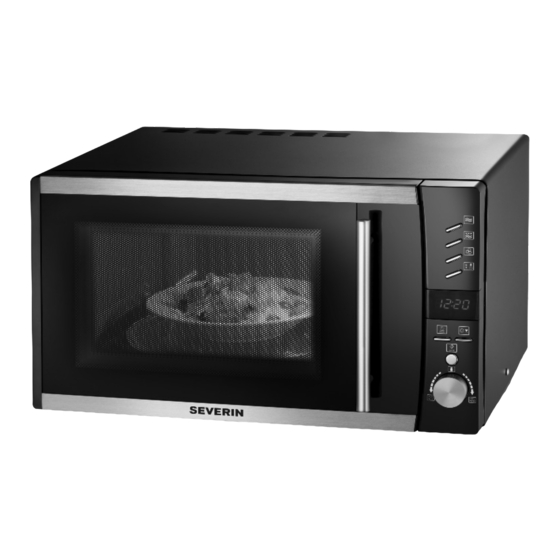 SEVERIN MW 7804 Instructions For Use Manual