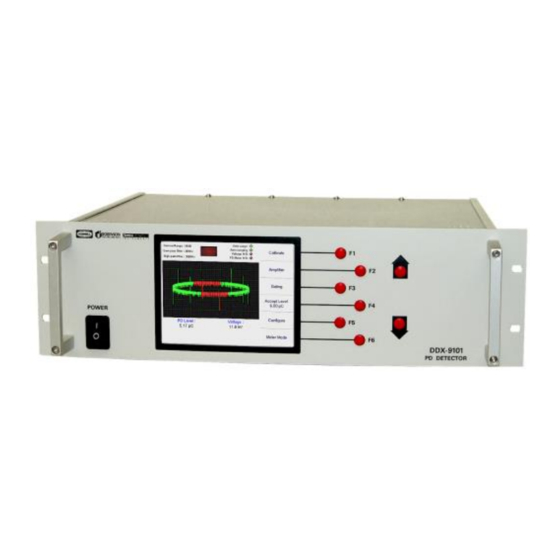 Haefely Hipotronics DDX 9101 Operating Instructions Manual
