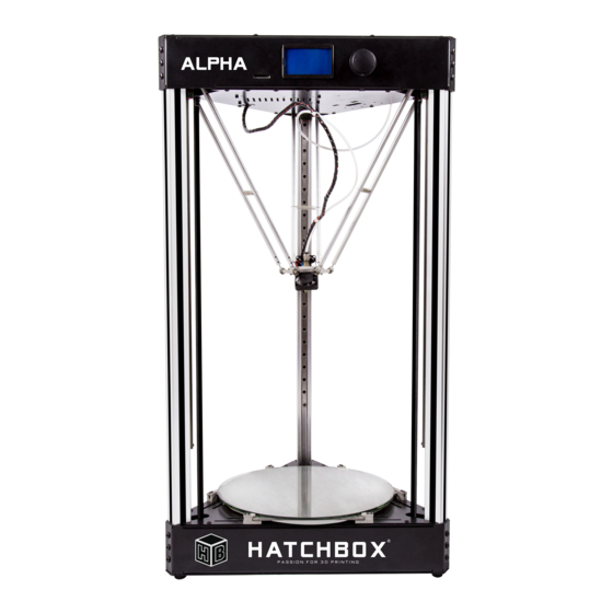 Hatchbox Alpha User Manual