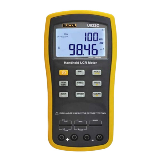 Tonghui U822 Manuals