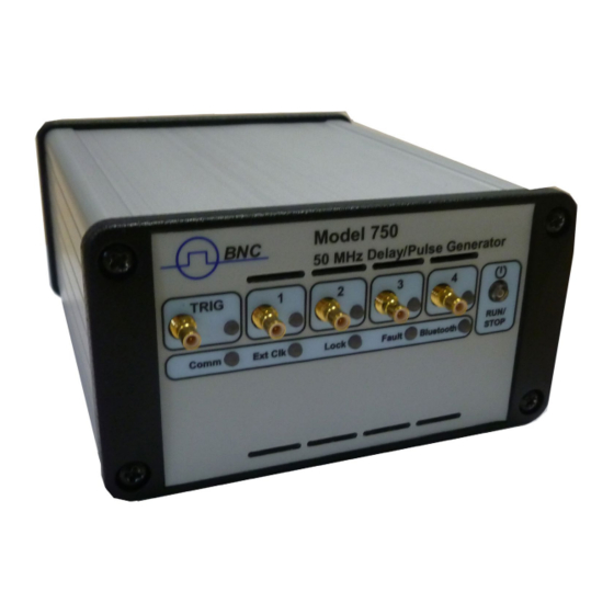 BNC 750 User Manual