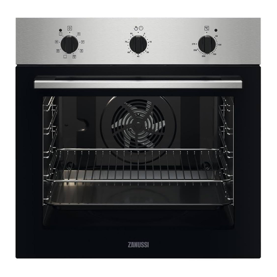 User Manuals: Zanussi ZOHKF1X1 Built-in Oven