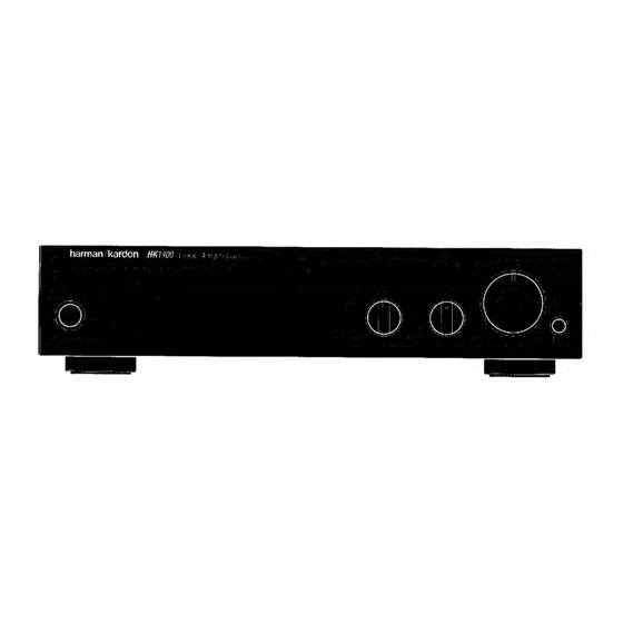 Harman Kardon HK1200 Technical Manual