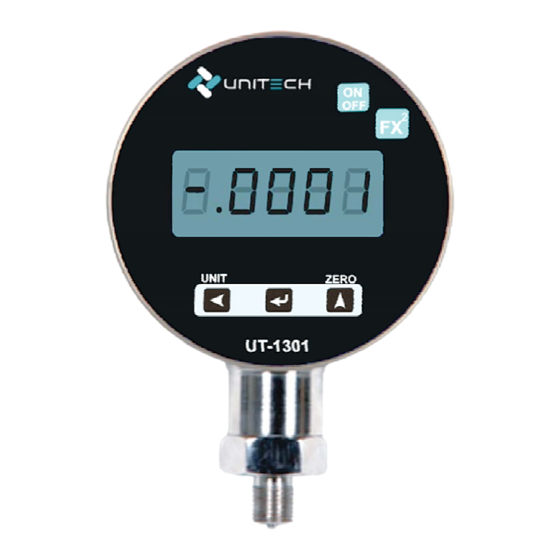 Unitech UT-1301 Instruction Manual