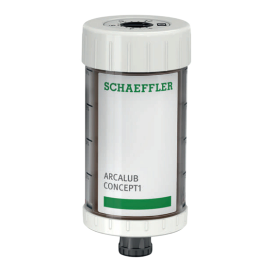 Schaeffler CONCEPT1 User Manual