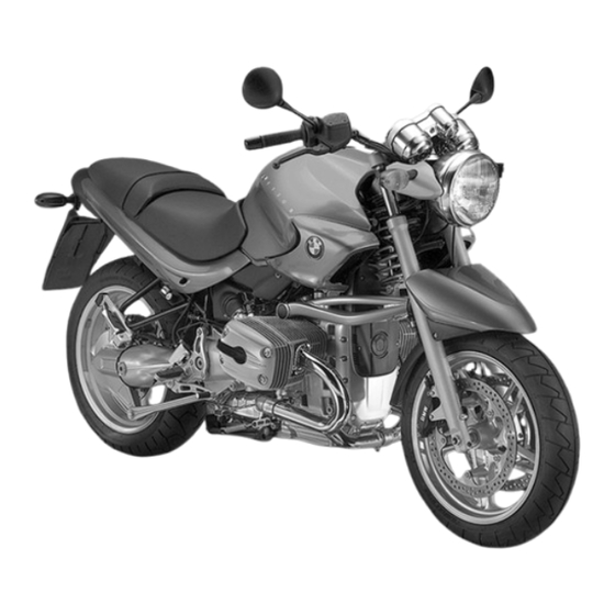 BMW Motorrad R 850 R 2004 Maintenance Instruction