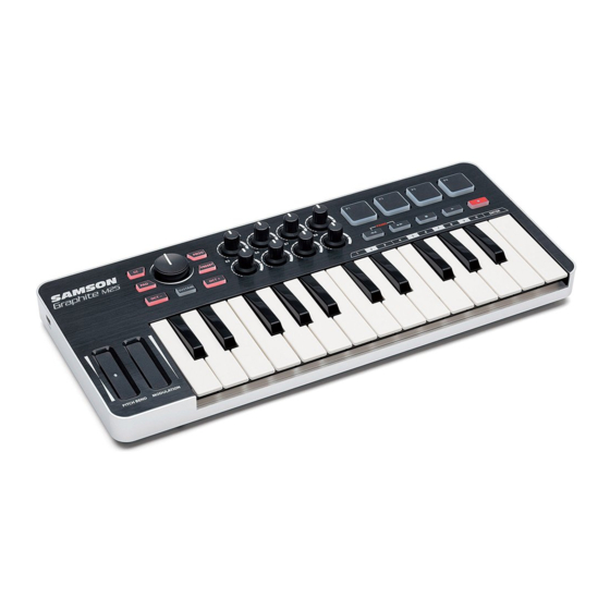 Samson Graphite M25 Quick Start Manual