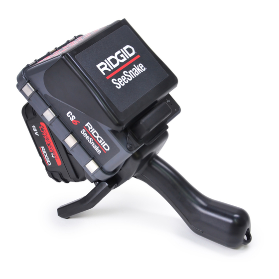 RIDGID SeeSnake CS6 Operator's Manual