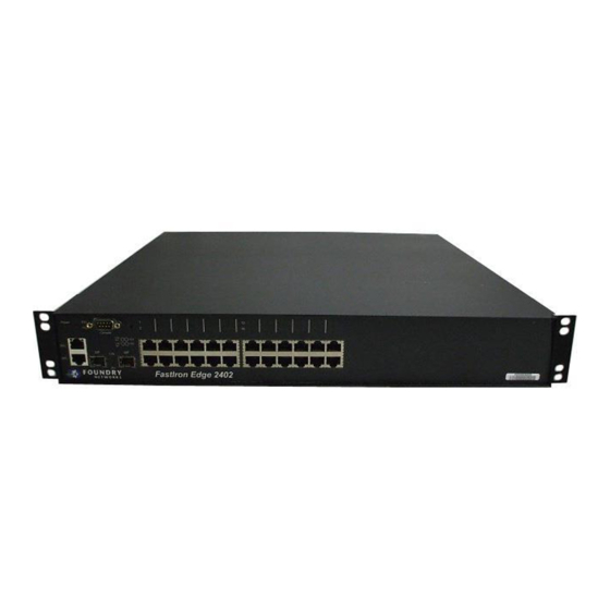 Foundry Networks FES Installation Manual