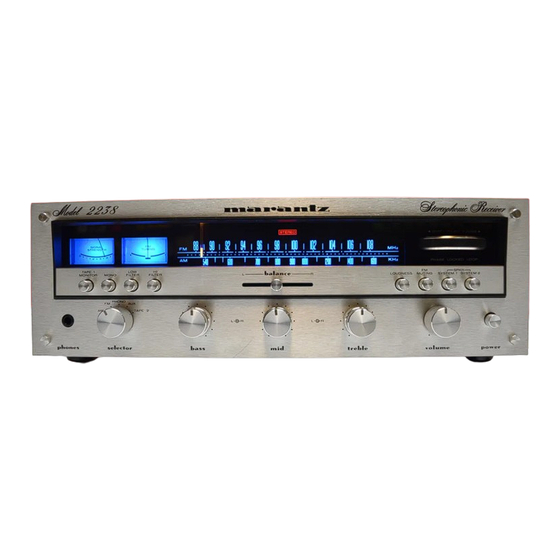 Marantz 2238 Service Manual