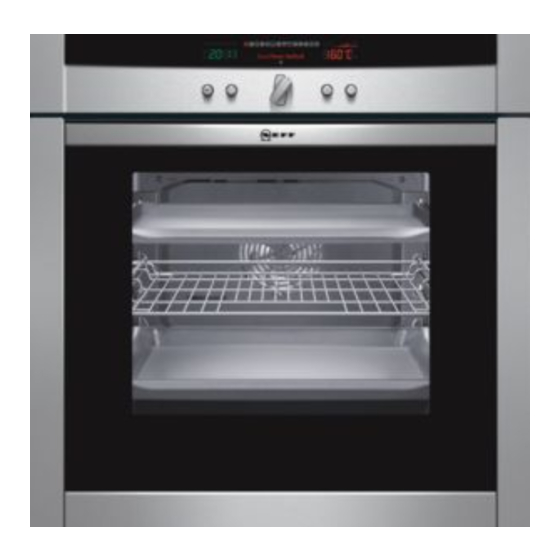 NEFF b46e74n1 Built-in Oven Manuals