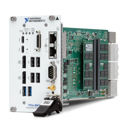 National Instruments PXIe-8861 User Manual