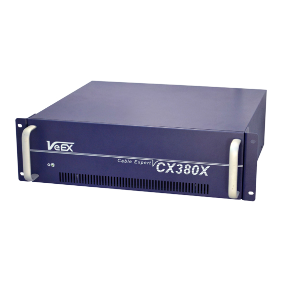 VeEX CX380X Manuals