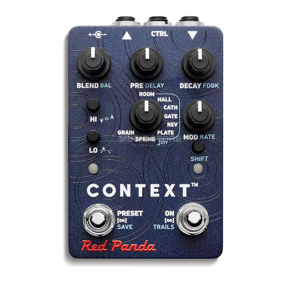 Red Panda CONTEXT 2 Owner's Manual