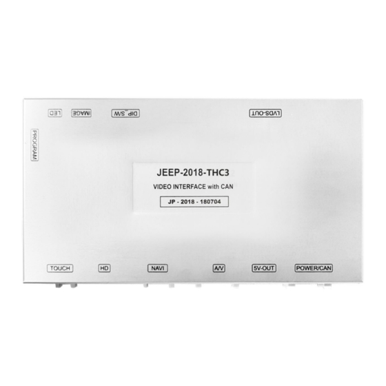 KAP JEEP-2018-THC3 Instruction Manual