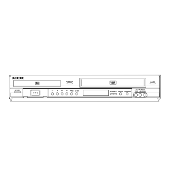 Samsung DVD-V540 Instruction Manual