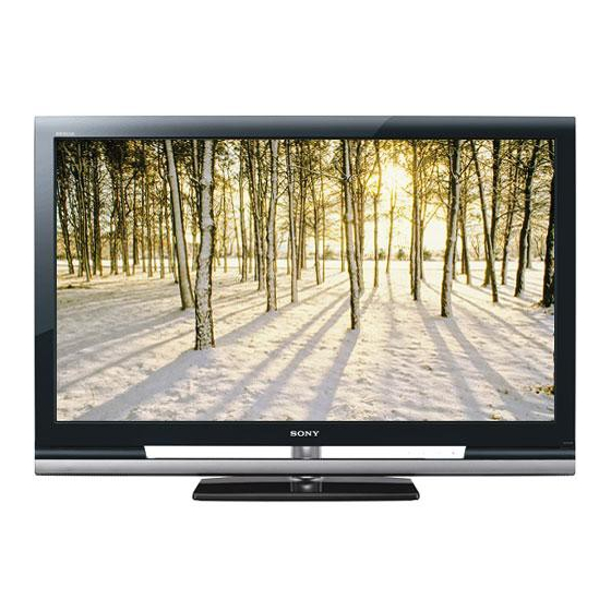 Sony KLV-32V400A Operating Instructions Manual