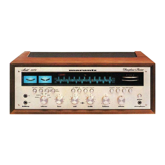 Marantz 2270 Service Manual