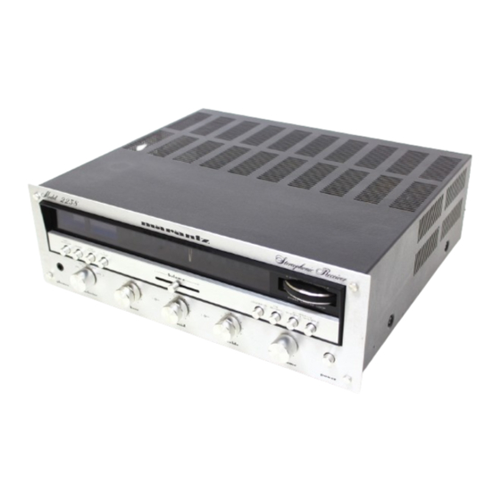 Marantz 2238 Service Manual