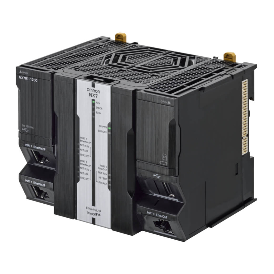 Omron NX Series Reference Manual